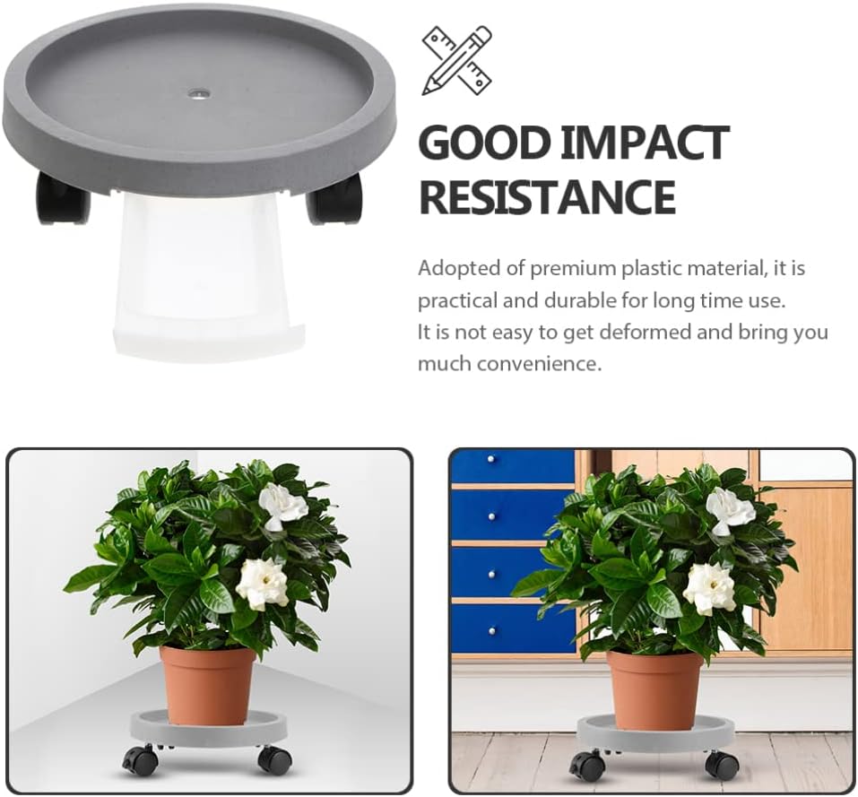 Vaguelly Flower Pot Tray Water Drainage Flowerpot Bottom Base for Plants Design Easy to Use Multi-Purpose Gardening Tool