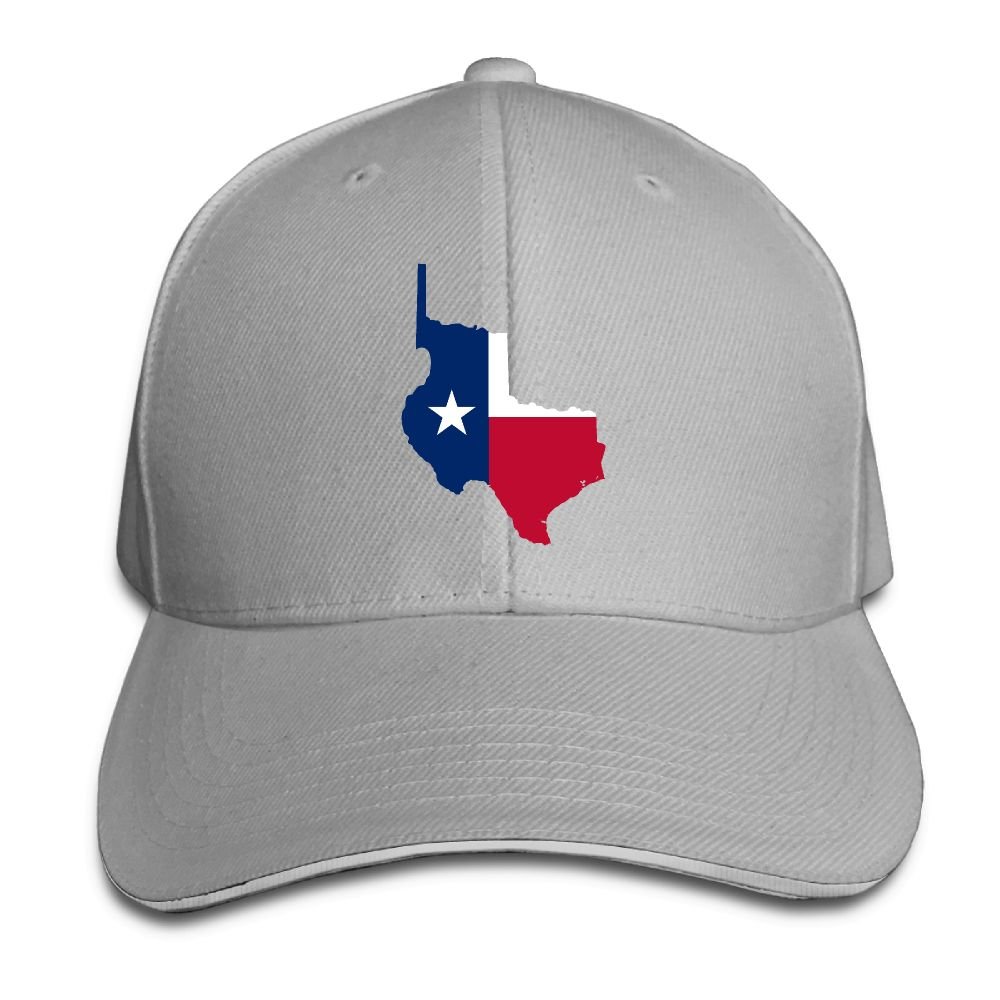 Texas Home State Flag Map Casual Unisex Unstructured Cotton Cap Adjustable Baseball Hat Cap Black