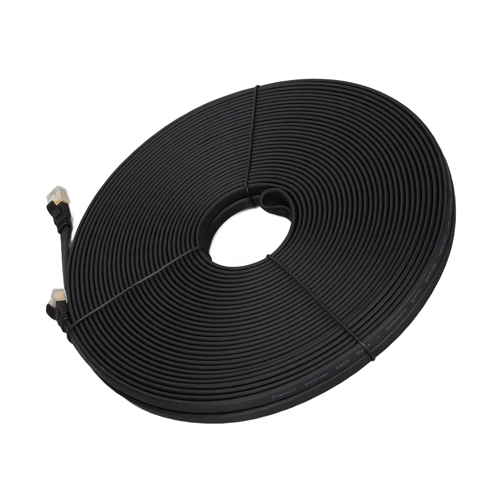 Bewinner Kabel Ethernet Cat8 40 Gb/s, 2000 MHz, Szybki, Kabel Sieciowy Internetowy o Długości 30 M do Gier //, Routera, Komputera PC, Laptopa, Danych (30M)