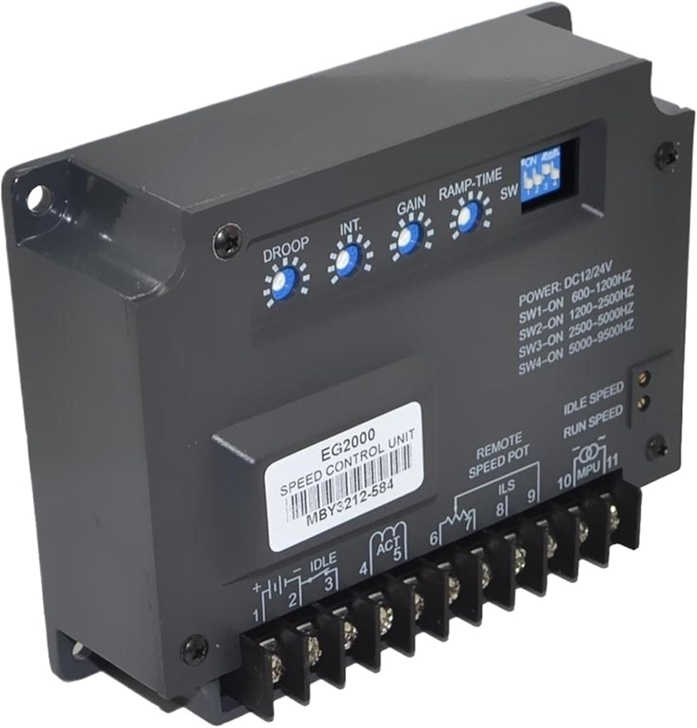 1pcs EG2000 Diesel Engine Generator Electronic Speed Automatic Controller Panel Board Govornor Brushless Motor Genset Part