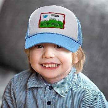 Amazon.com: Summer Kids Trucker Hat Future Lawn Mower