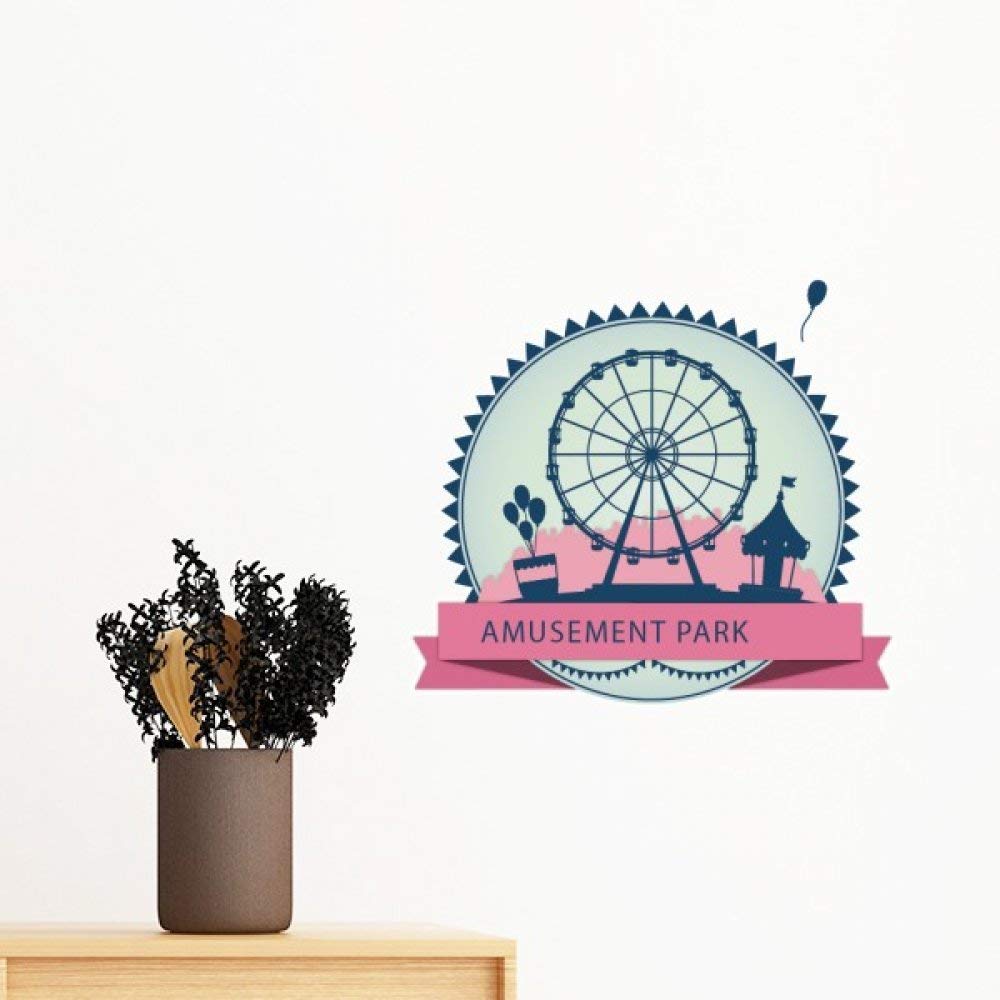 Sticker mural grande roue amovible pour décorer une location sans traces