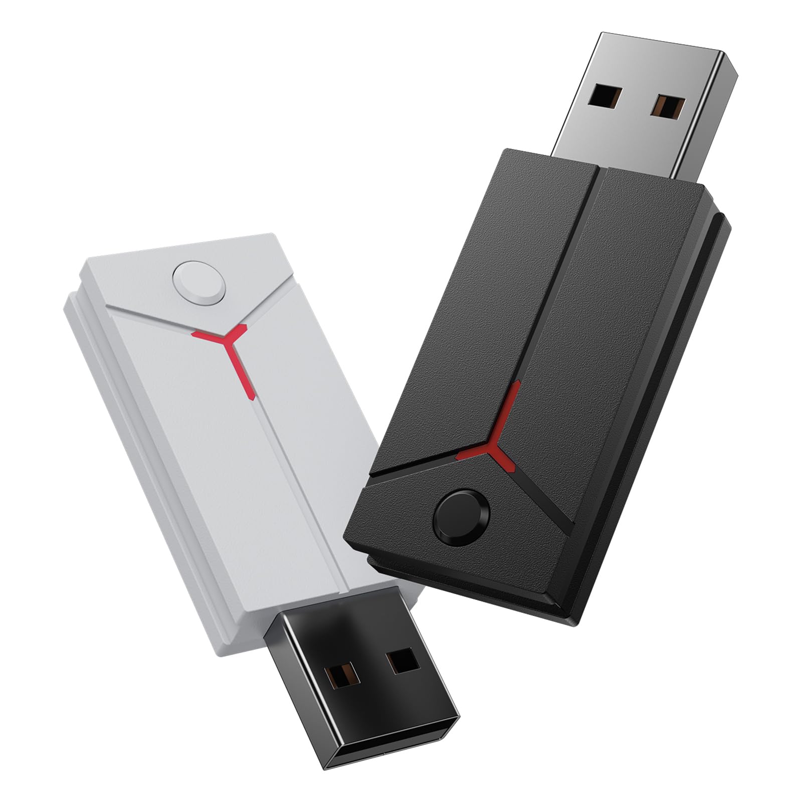 Controller Adapter for PS5 Console/PC, Bluetooth Wireless Dongle Adapter for PS5/PS4 Controller, PS5 Controller Adapter Converter Support Turbo/Macro Function,Play All PS5 Games(Black)