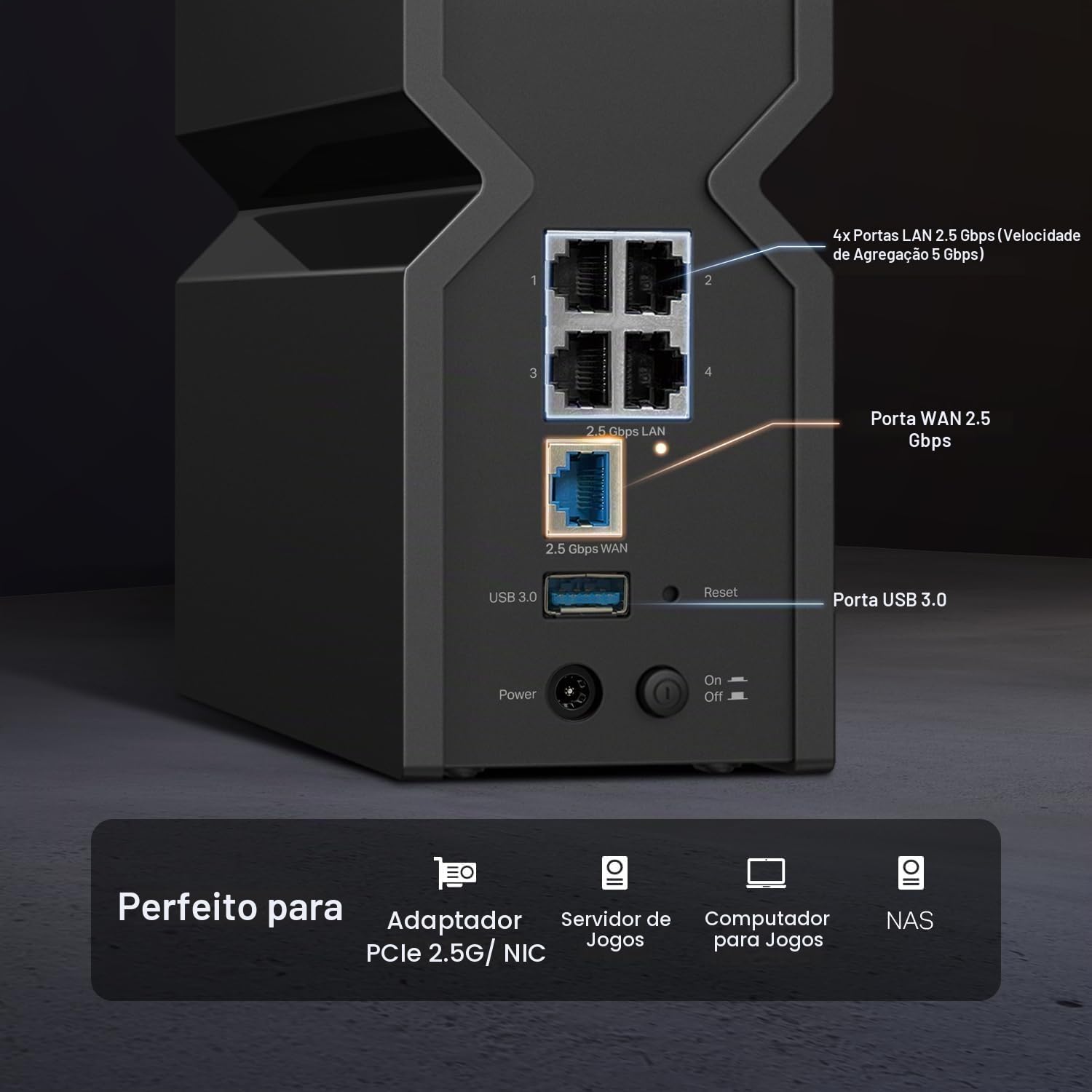 TP-Link Roteador WiFi 7 BE9300 Tri-Band BE550 | 6-Stream 9.2Gbps