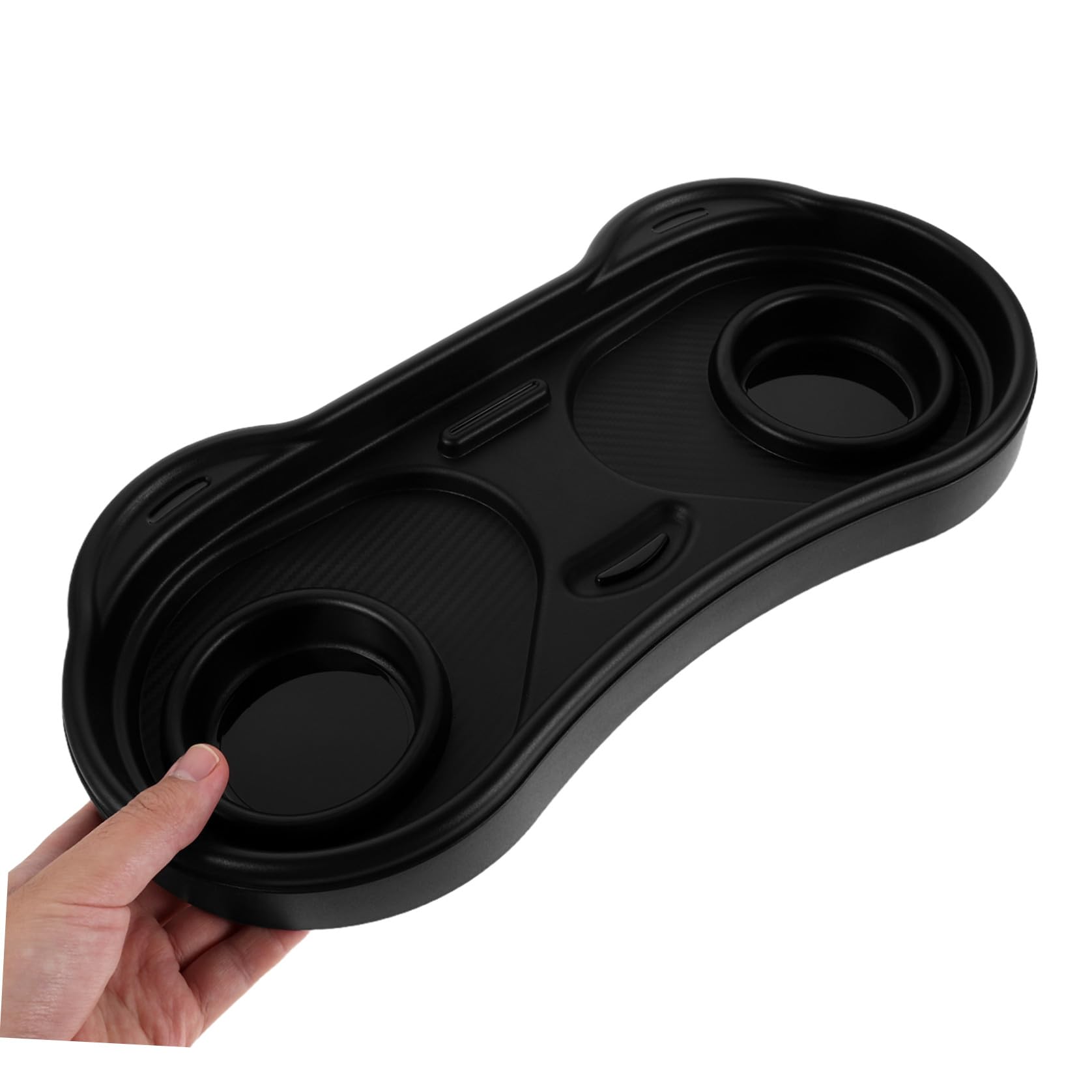 DECHOUS Vassoio per Snack da Passeggino con Portabicchieri Vassoio Rimovibile Ampio in Plastica Facile da Pulire Accessorio Stabile per in Viaggio e Attività all'Aperto