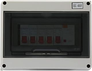 Ailao Consumer Unit - 4 Way Garage Caravan Consumer Unit 63A 30mA RCD 4MCB 2 * 6A+20A+32A Suit for Garages, Caravans, Workshops, Outbuildings.
