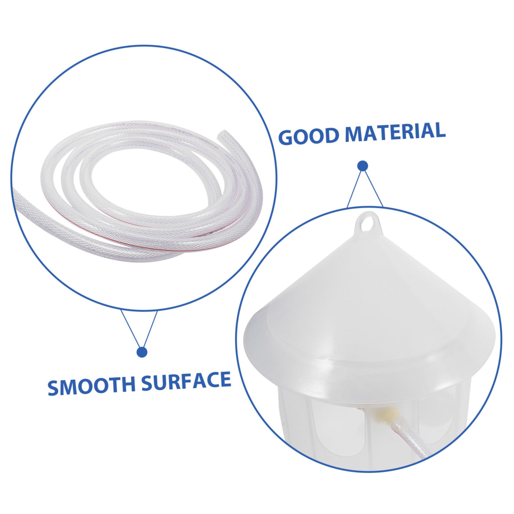Abreuvoir Automatique en Plastique pour Pigeons, Fixation la Cage