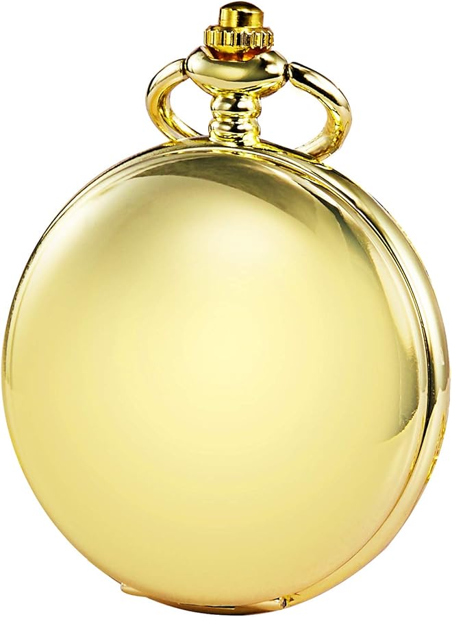 Amazon | TREEWETO 機械式 懐中時計 アンティーク ブルーダイヤル