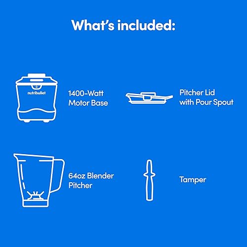 Miniatura 12 de nutribullet SmartSense - Batidora de tamaño completo de 5 velocidades, 1400 vatios, blanco mate