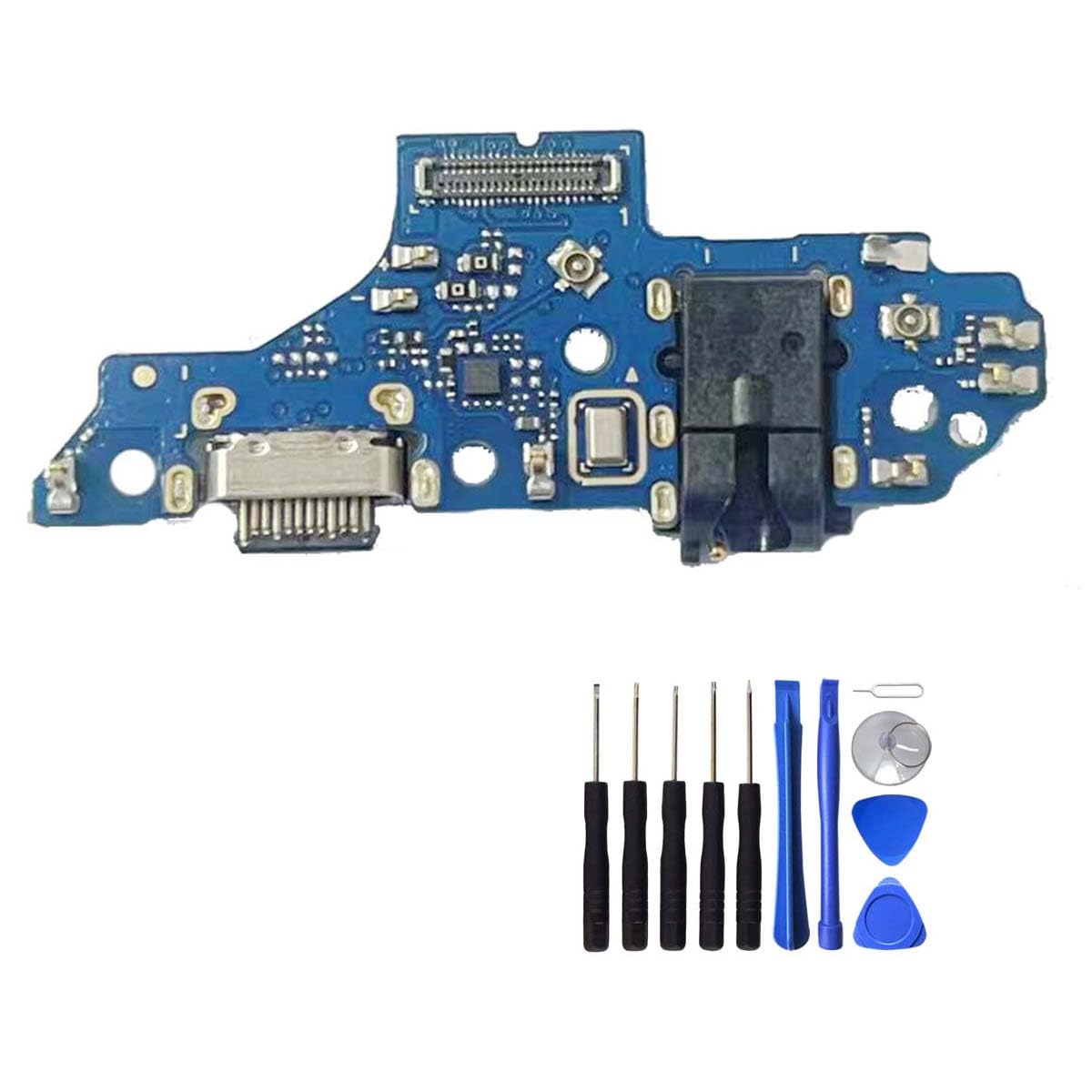 UPONEW for Motorola Moto G 5G 2022 XT2213DL XT2213-3 XT2213 USB Charging Port Dock Connector Board Flex Replacement Part with Opening Tools (11PCS)