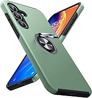 Vista 33 de JAME Funda para teléfono Samsung Galaxy A17/A26 5G con protector de pantalla [2 paquetes] Soporte de anillo Soporte Doble Capa Grado Militar a