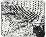 Rutschfeste Gummi-Gaming-Mausunterlage, Dollarschein-Banknoten-Mausunterlage mit genähtem Rand