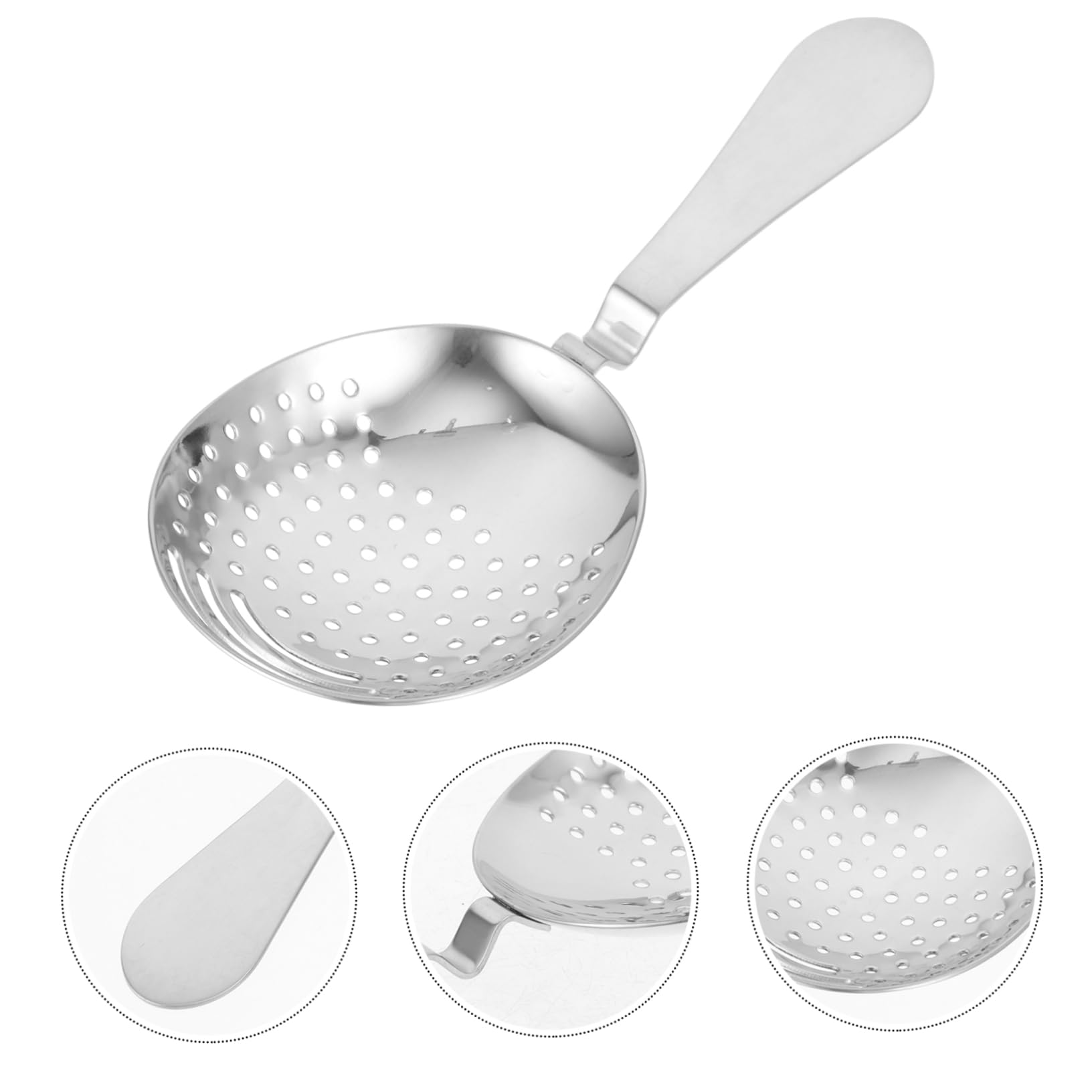 TOPBATHY 3piezas Colador De Cócteles De Inoxidable Para Filtrar Herramienta De Bartending Para Cócteles y Bebidas Diseño Ergonómico Práctico