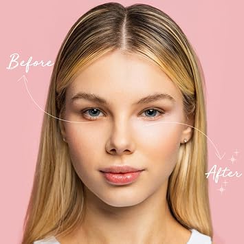 Palladio Under Eye Brightener, Conceal, Brightens, Reduces Appearance of Dark Circles, With Caffeine Peptides & Vitamin E, Tired Skin Color Correcting Brightener & Primer, Light to Medium (Soft Pink)