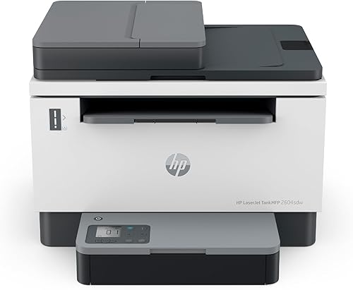 HP LaserJet-Tank MFP 2604sdw Impresora inalámbrica en blanco y negro precargada con hasta 2 años de tóner original (381V1A)