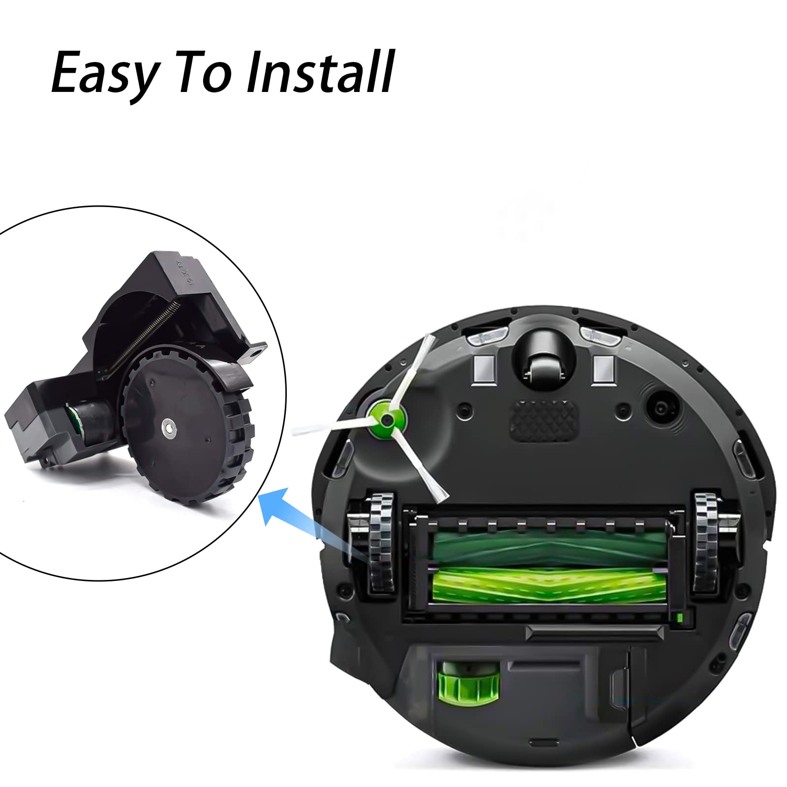 ilovelife Right and Left Wheel Module Pair for iRobot Roomba I&E Series i7 i7+ i8 i3 i6+/Plus E5 E6 E7 Vacuum Cleaner