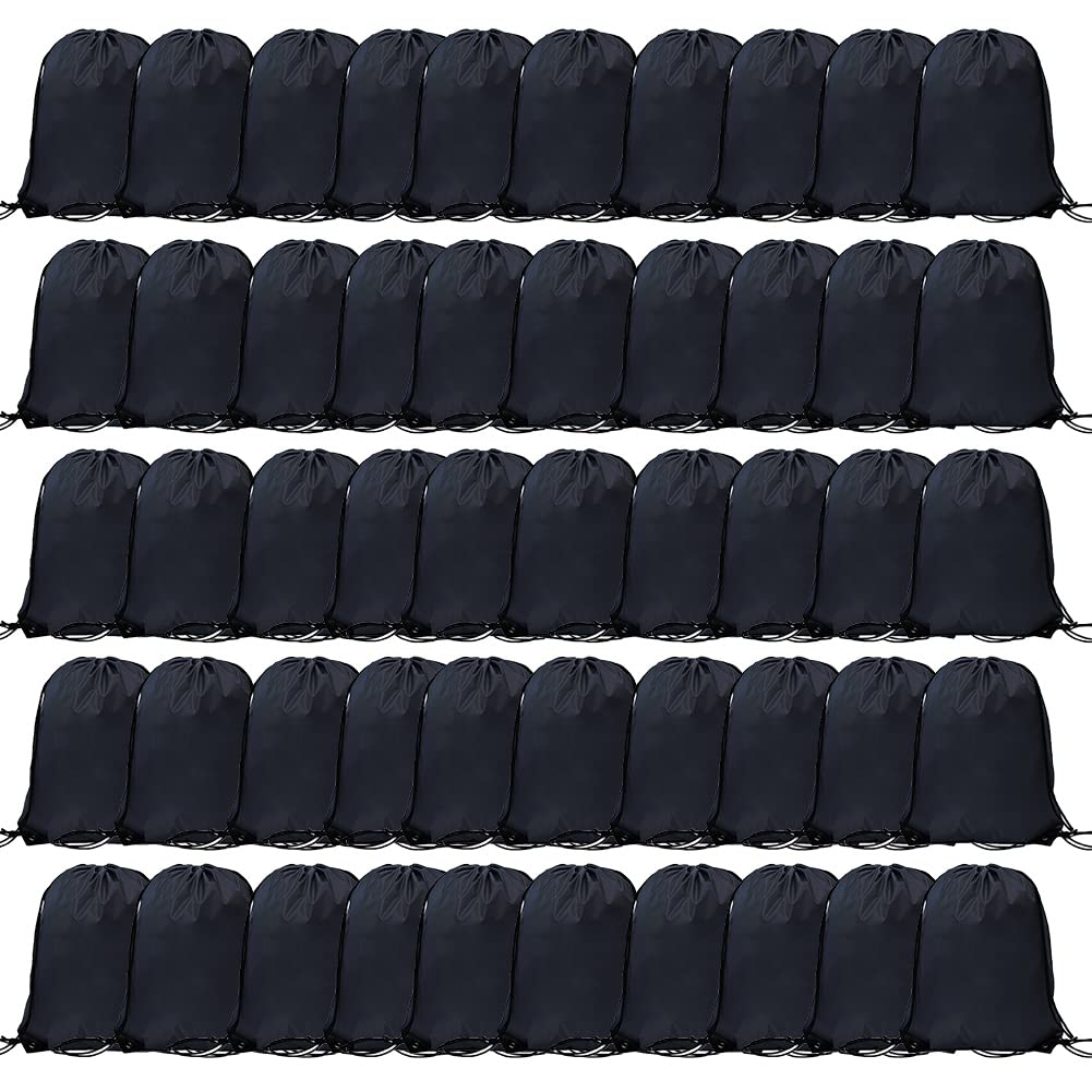 Bulk Drawstring Bags, Polyester Draw String Bags, Gym Sports Cinch Bag Drawstring Backpack for Women Men