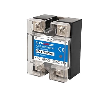 Solid State Relay SSR-40DD 40A DC to DC Input 3-32VDC to Output 12-220VDC Single Phase Plastic Cover
