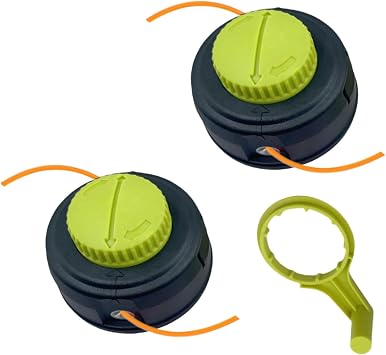 313318001 Trimmer Head2+1Collar Nut Specifications M10 x 1.0 Female LeftThread Compatible with Homelite Ryobi P2009 RY15523A RY40006 RY15523A RY15523AVNM