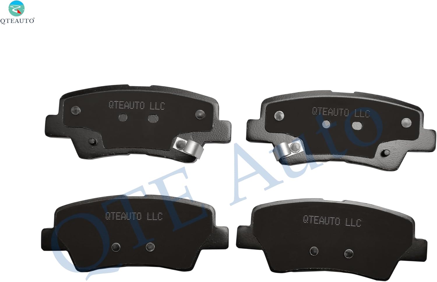 PM Auto Set of 6 Rear 284mm Drilled Slotted Brake Disc Rotors-Rear 8428A-D1445 Ceramic Brake Pad Kit Replacement For 2010-2017 Hyundai Azera