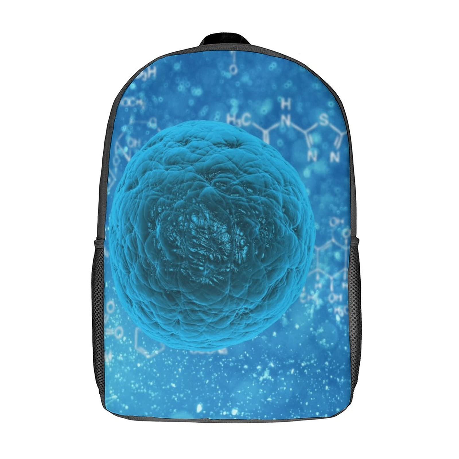 Sac à dos de personnalité mode aux finitions graphiques 3D - 8