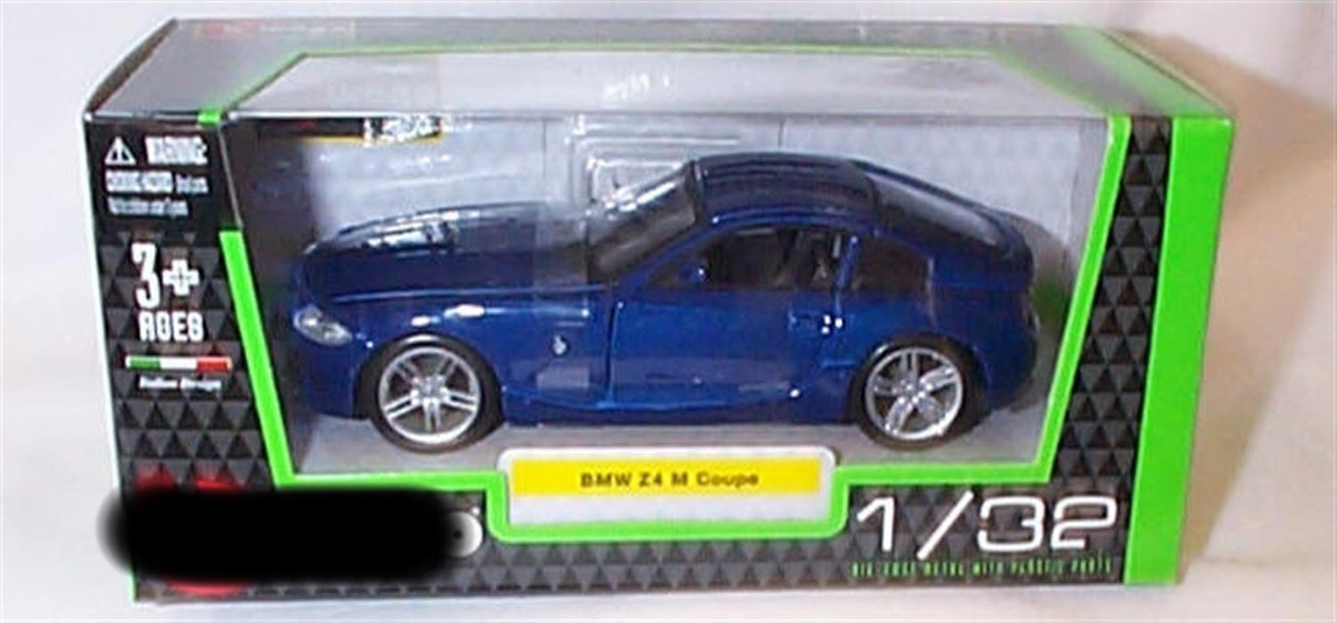 BURAG0 Blue B.M.W Z4 M coupe Vehicle 1:32 scale diecast model