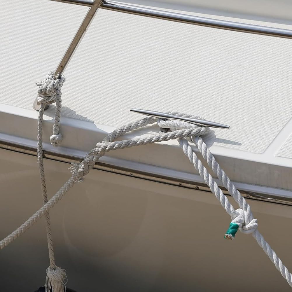 Bootsklampe, Klampe Edelstahl, Festmacherklampe, Boat Cleat, Belegklampe, Anlegeklampen für Boote, Marine Klampe, Anlegeklampen Kajak, Boot Dock Klampe, für Boote, Yachten, Docks, Fahnenmasten