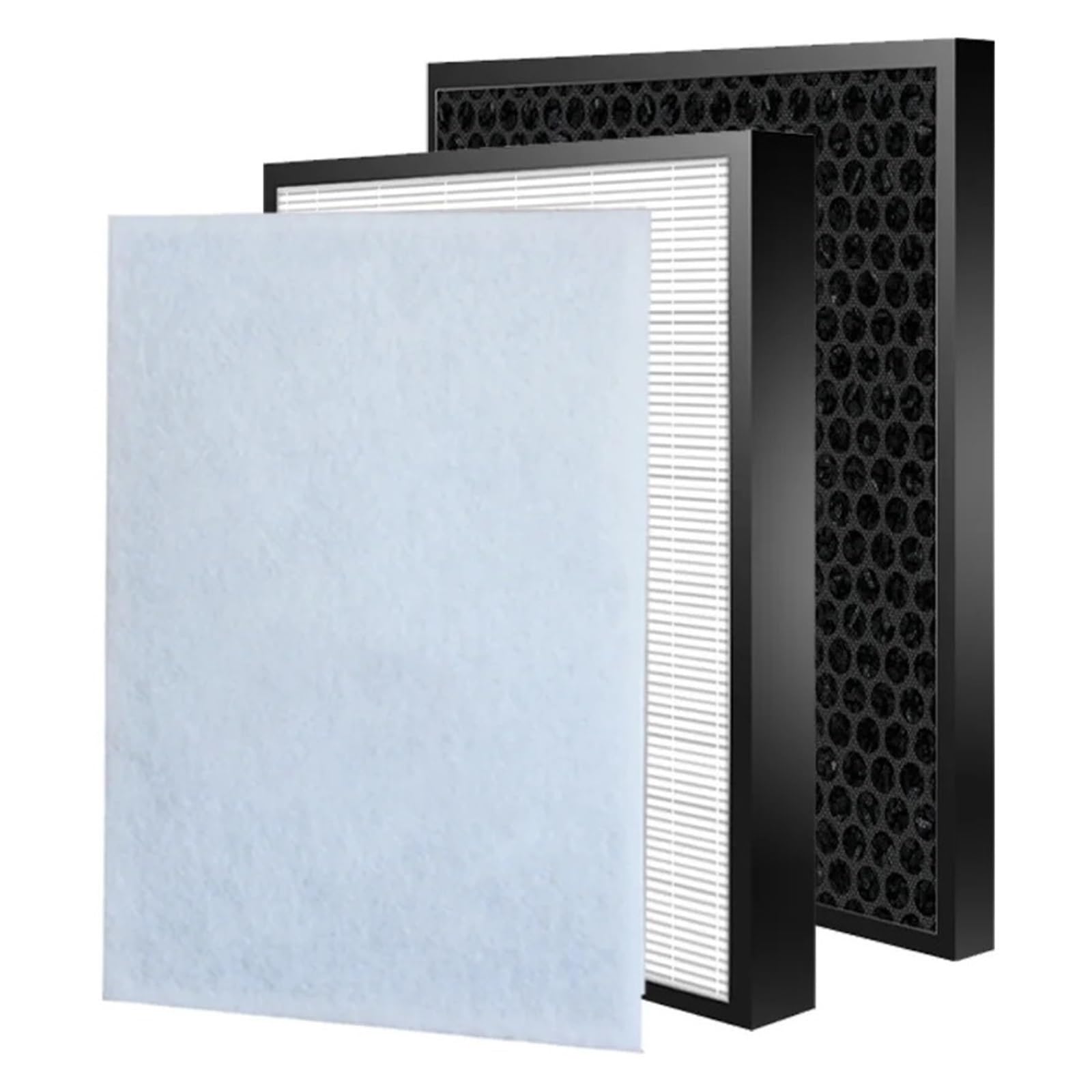 Jxhoengpo 1 Set And Humidifier Hepa And Deodorizing Carbon Filter Replacement, Compatible With Sharp, Air Purifier For Kc-G40sa Kc-G40sa-W Kc-G50sa Kc-G50sa-W