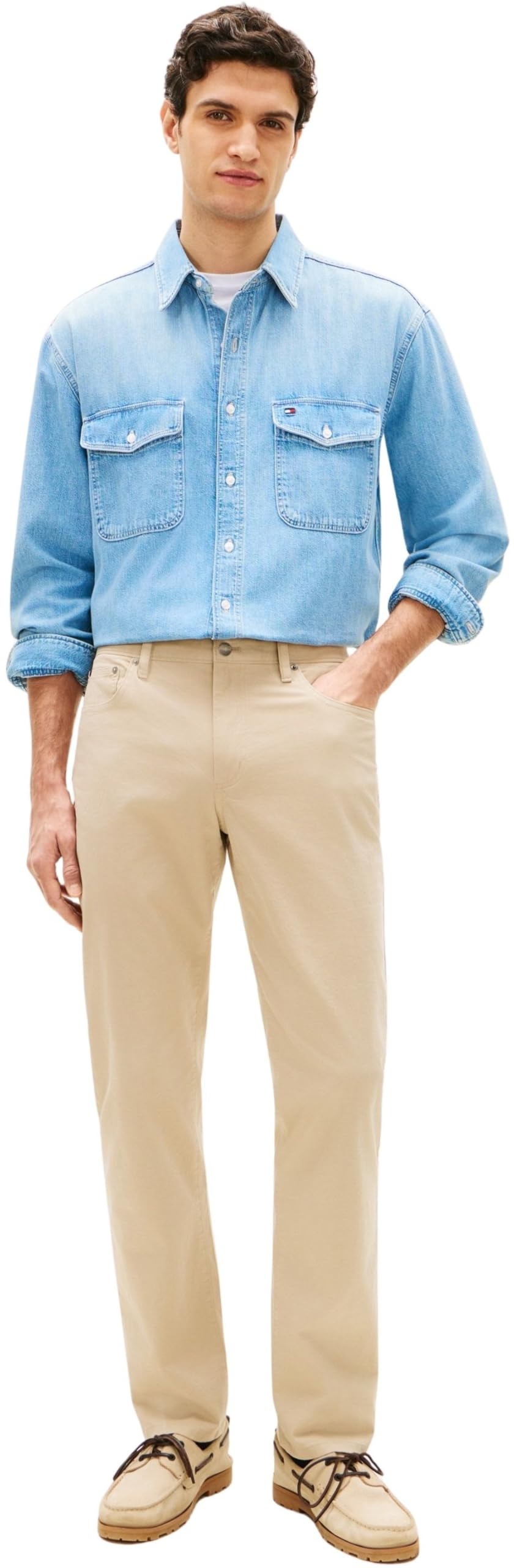 Tommy Hilfiger - Denton 5pkt Essential Twill Mw0mw40915, Pantaloni Chino Uomo