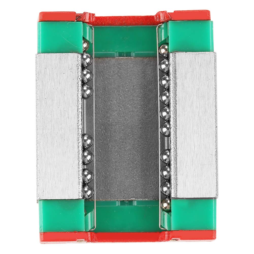 Rail de Guidage Linéaire MGN12 250mm avec 2 Blocs de Guidage MGN12B, Rail Miniature 12mm de Largeur en Acier à Roulement pour Machine CNC et Imprimante 3D
