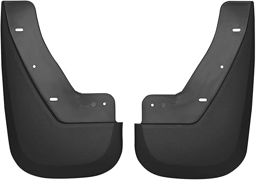 Husky Liners - Protectores de barro traseros  Cadillac EscaladeChevrolet TahoeGMC Yukon Denali 2007-2014 sin doble escape, juego trasero - Negro, 2