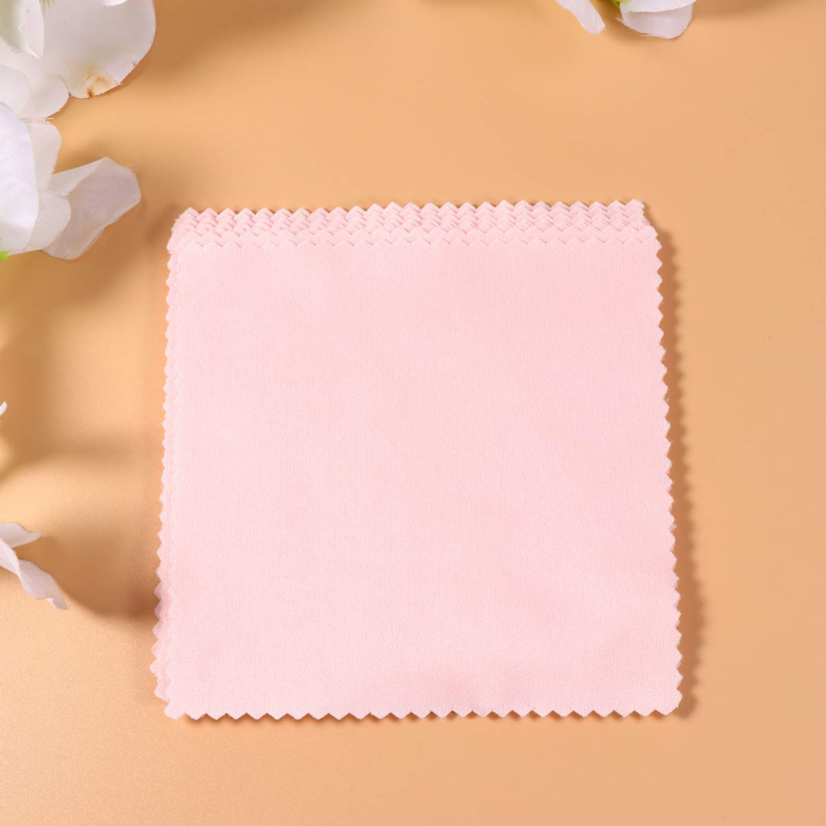 HOMSFOU Mikrofaser Reinigungstücher 10X10 Cm 80 Stück Brillenputztücher Für Brillen Kamera Objektive Schmuck Und Bildschirme Ohne Streifen Und Kratzer