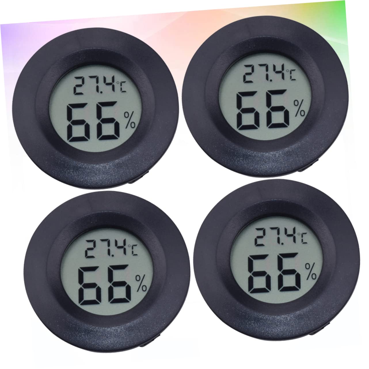 UKCOCO 12pcs Reptile Thermometer Digital Hygrometer Aquarium Thermometer for Pet Store Home Use Temperature Sensor