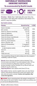 Jamieson 100% Complete Chewable Multivitamin for Adults Citrus Twist Multi, 60 chewable tablets