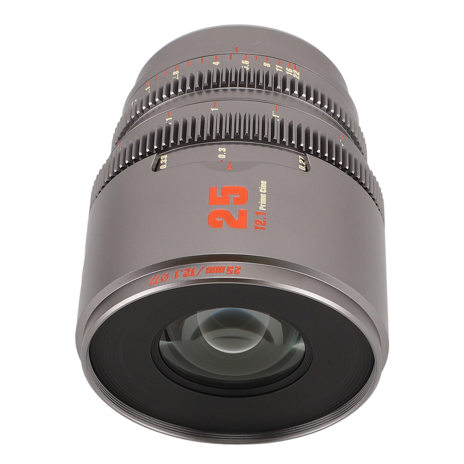 Amazon | シネマレンズ 25mm T2.1 260° 拡張フォーカス範囲 マニュアル