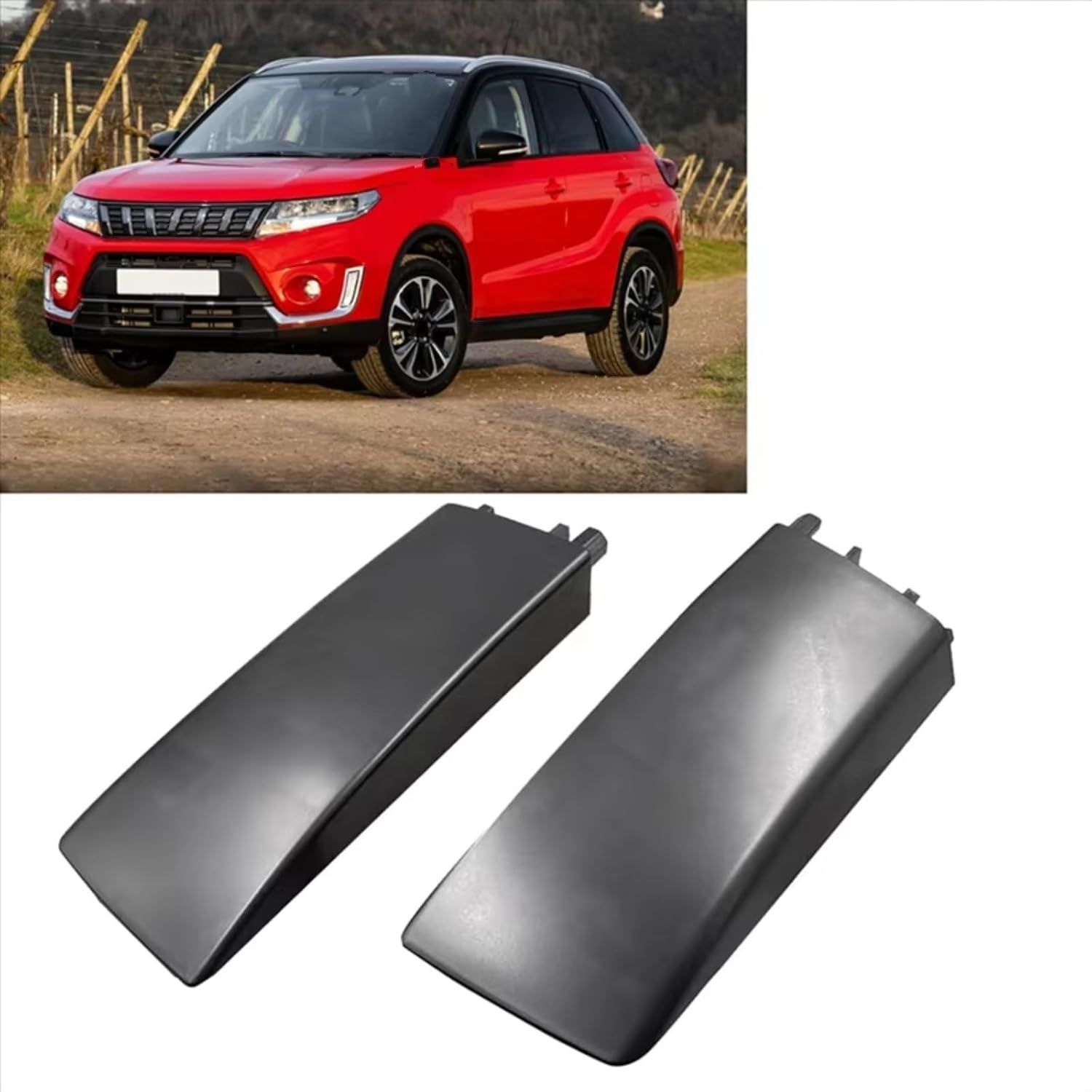 Roof Rack Rail Cap Compatible with Suzuki for Grand for Vitara 2009 2010 2011 2012 2013 Car Roof Rack Rail Rear End Cap Car Parts Accessories 78226-65J10-5PK