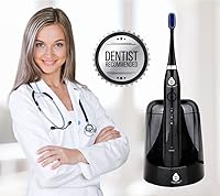 Vista 3 de Pursonic S750 Sonic SmartSeries Electronic Power Cepillo de dientes con batería recargable Negro