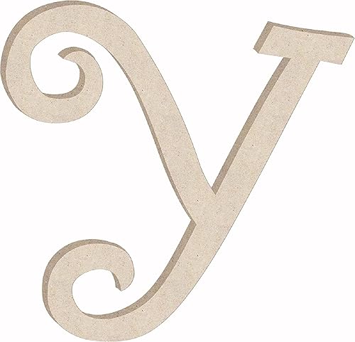 Miniatura 27 de Pequeña letra de madera de 2 pulgadas con forma de letra L para manualidades, decoración de letras sin terminar del alfabeto para niña, forma ABC