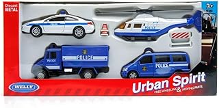 مجموعة أدوات الإطفاء بمقياس 1:36 مع عجلات حرة وأجزاء متحركة من المعدن المصبوب من اوربان سبيريت