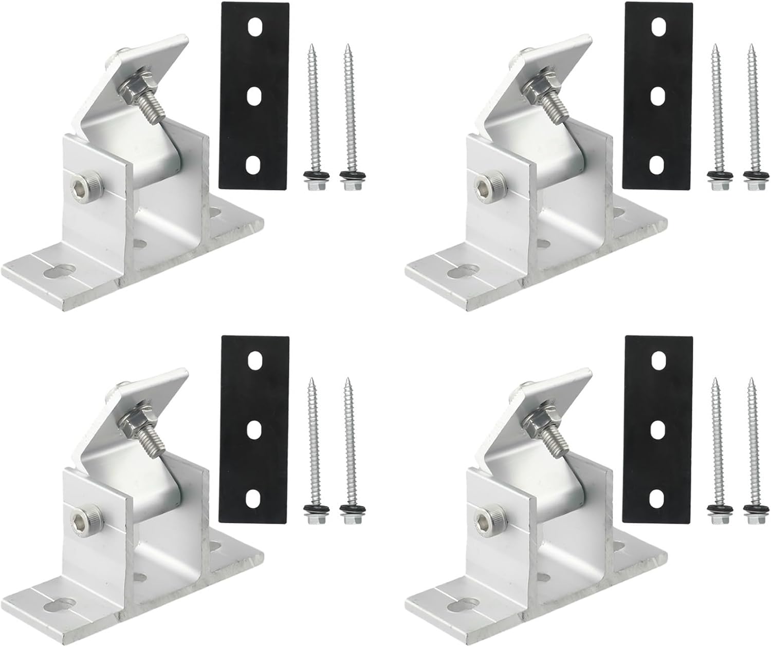 Amazon.com: Adjustable Solar Panel Tilt Mount Bracket Base, RV Solar ...