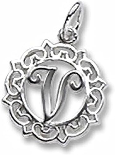 Miniatura 1 de Colgante con inicial en V para pulseras y collares