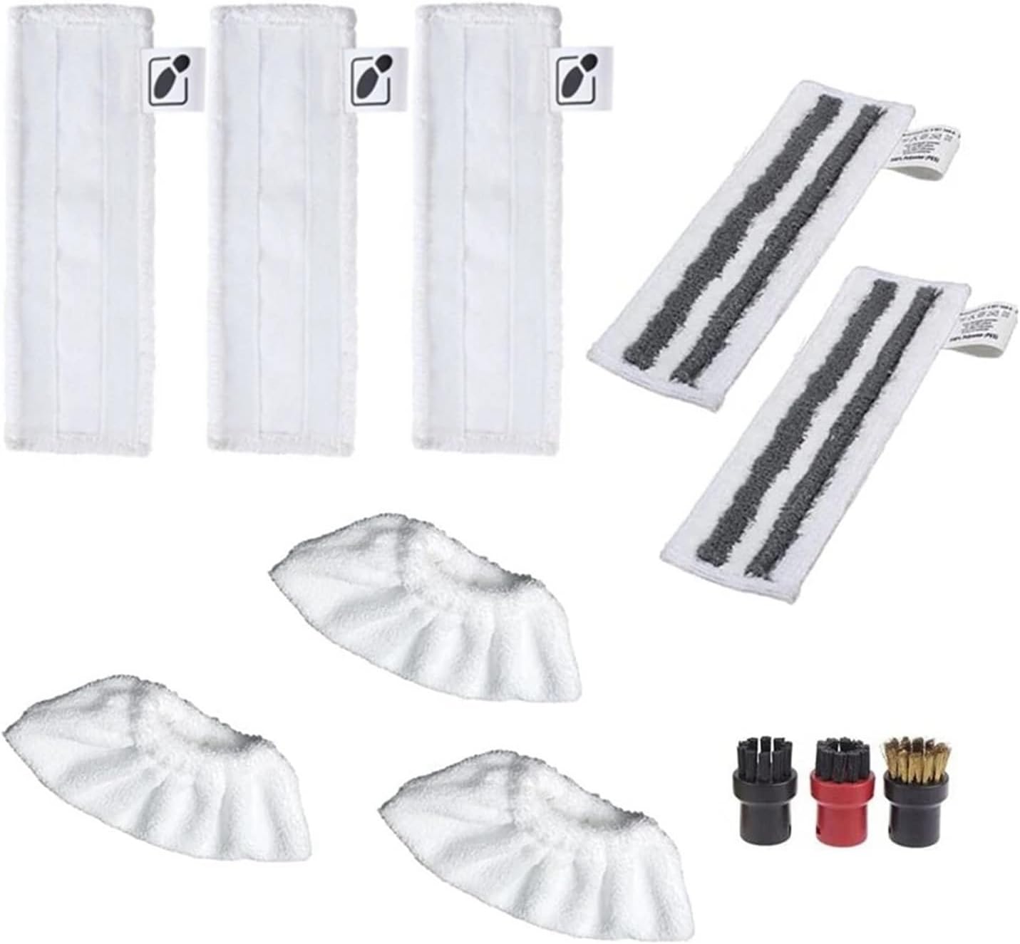 Accessories Compatible for Karcher Steam Cleaner Easyfix SC2 SC3 SC4 SC5 Wipers Floor Nozzle Cloths Mop Round Brushes Spare Parts