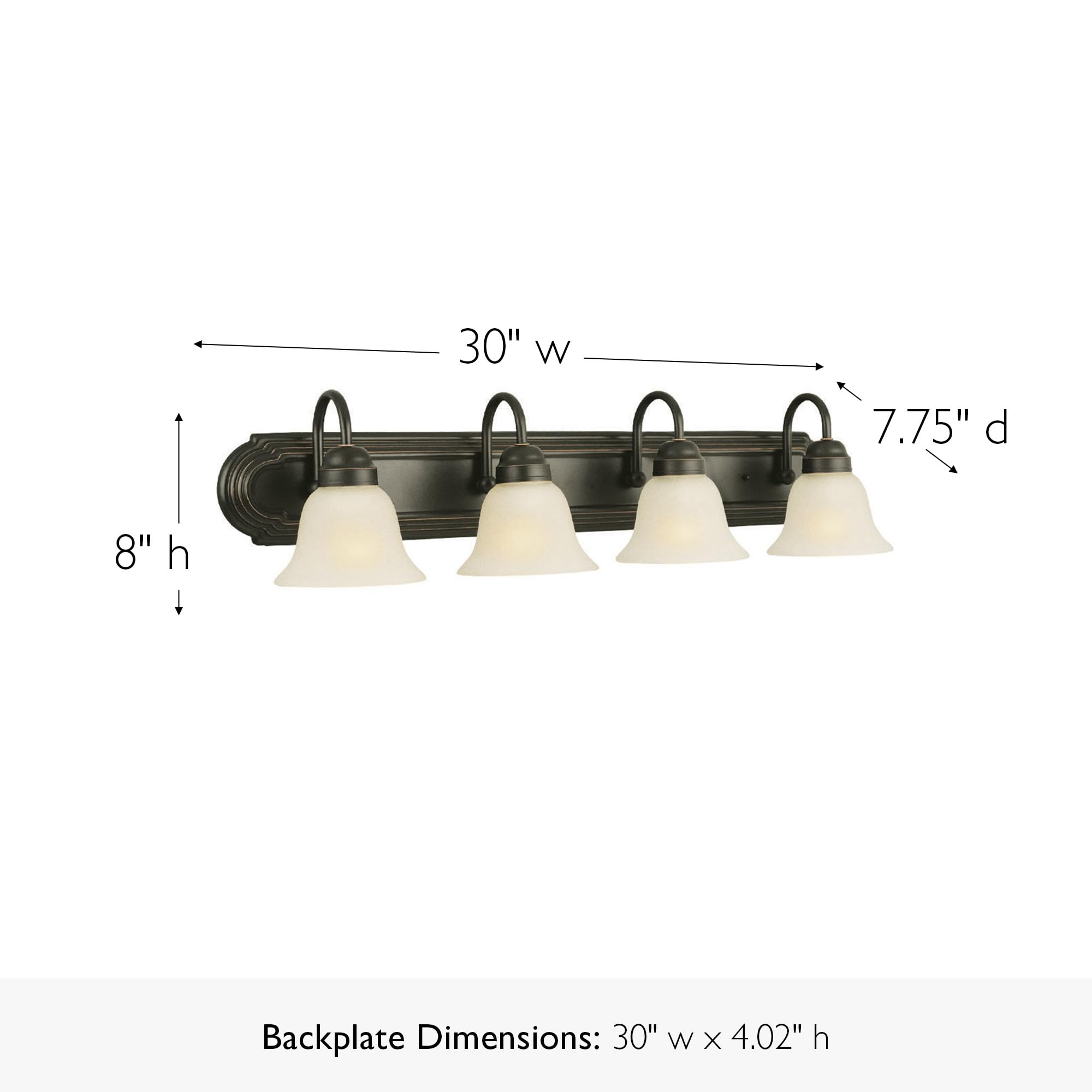 Maxim Essentials 801X 3 Light Vanity Light with Oil Rubbed Bronze Finish and Frosted Glass