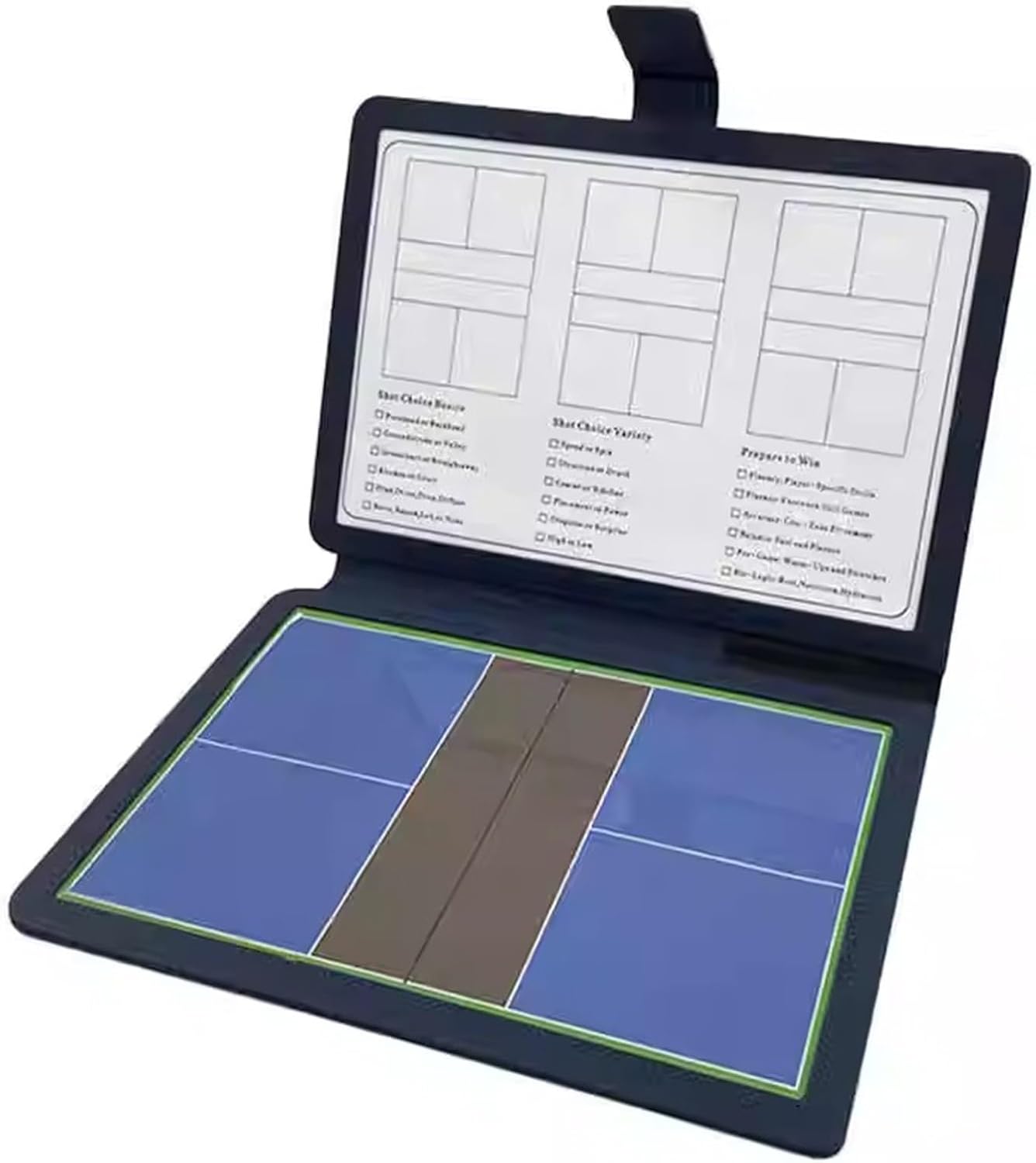 Pickleball Strategy Board, Dry Erase Magnetic Coaching Clipboard, Pickleball Tactic Board, Lineup Board, Double-Sided, Training Aids Equipment Gear