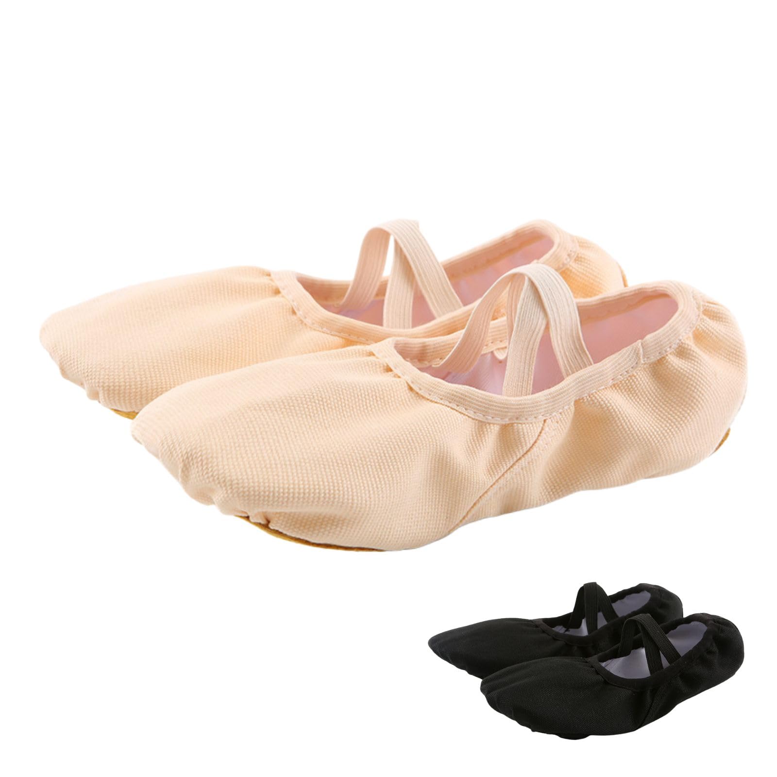 Amazon.co.jp: [Merrytutu] バレエシューズ キャンバス 紐なし キッズ