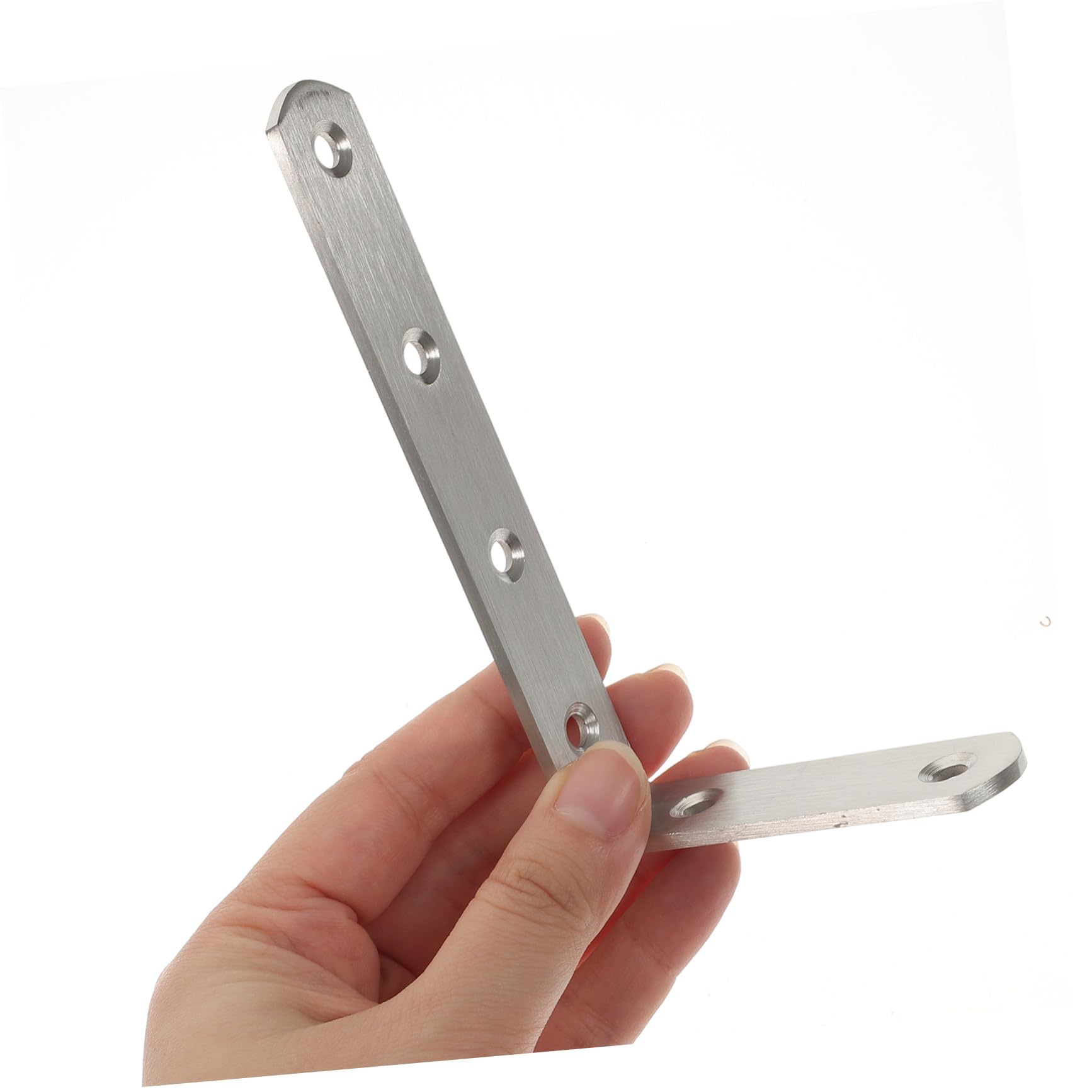 Gatuida 10pezzi Staffa Angolare Gradi Staffe Metalliche per Ripiani in Staffe di Rinforzo per Mensole Armadi e Librerie Viti Incluse