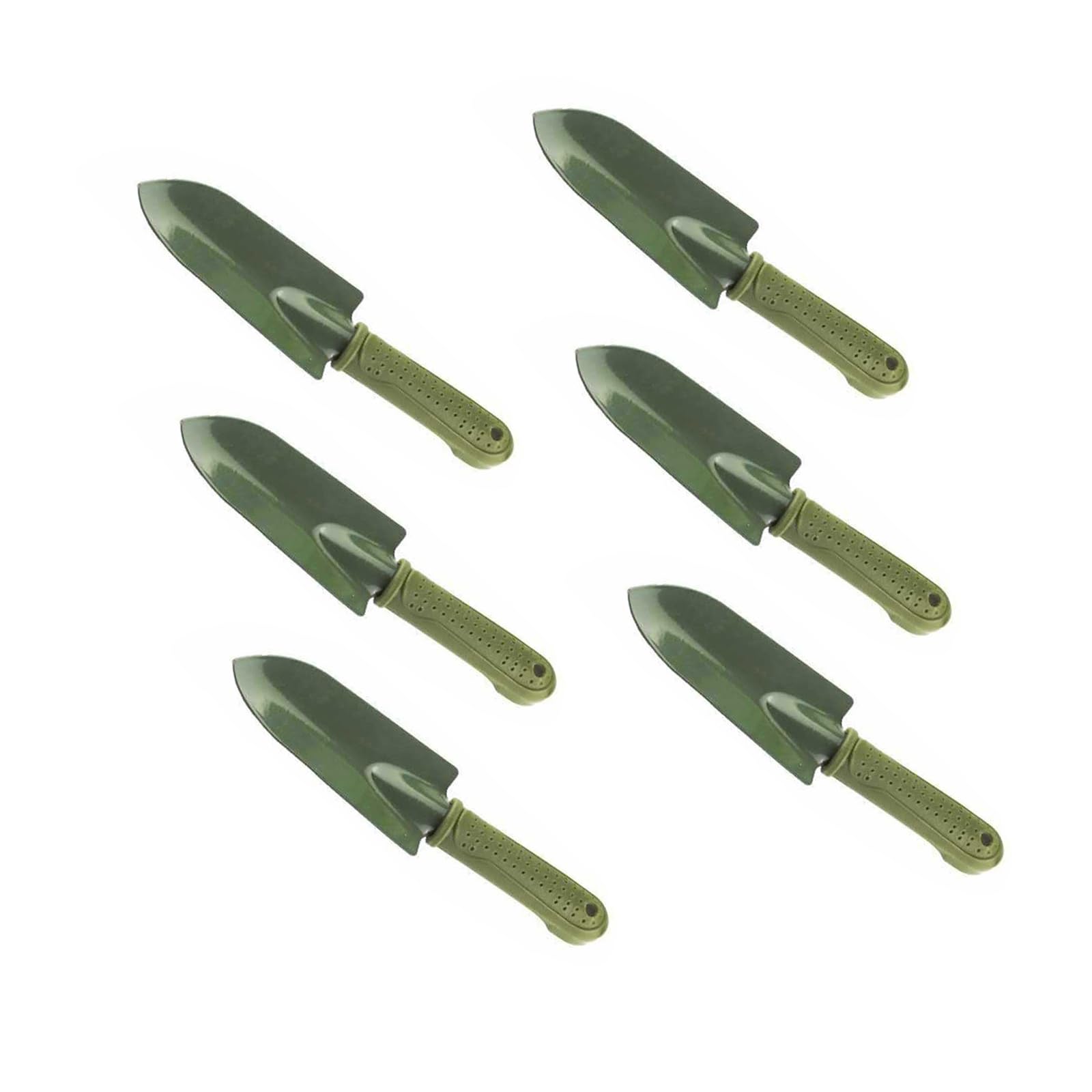 Ergonomic Essential Garden Tool Trowel and Scoops Combo for Vegetable Digging Planting Mixing Effective Soil Aeration 6pcs Multipurpose Garden Spoon
