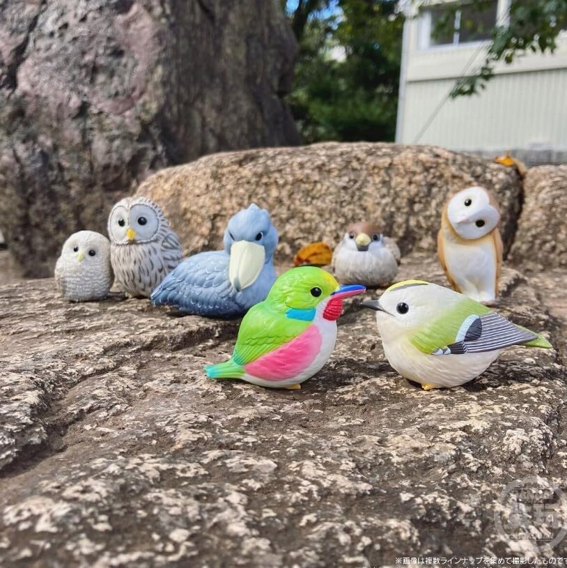 てのりフレンズ 鳥 フィギュア ソフビ 置き物 可愛い鳥たちを収録した食玩ソフビフィギュア「てのりフレンズ