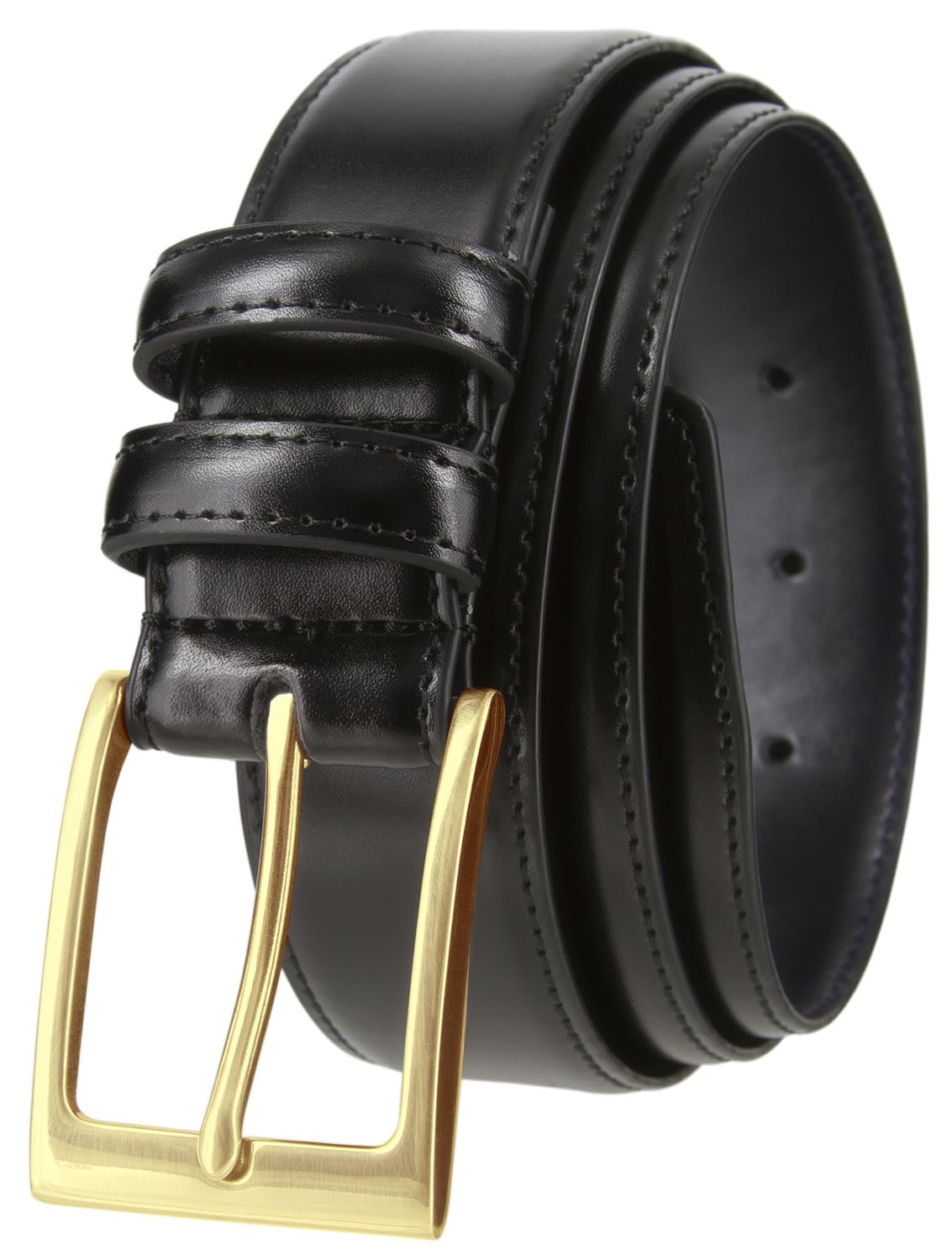 Mens Belt Classic Genuine Leather Smooth Dress Belt 1-3 8 35mm Wide
