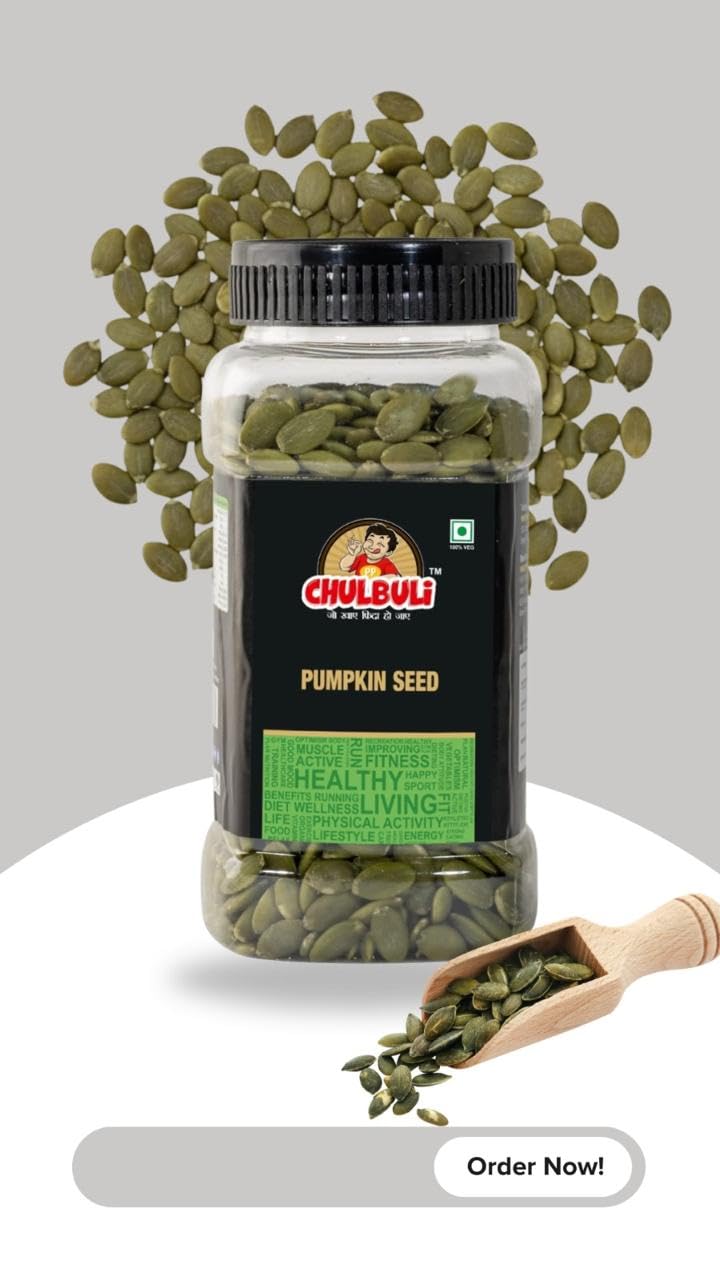 PP CHULBULI Pack of 3 Chia Pumpkin and Roasted Pumpkin Seeds | Breakfast Superfood Combo for Smoothie, Salad & Yogurt Bowl | Daily Nutrition Diet Use | 600g 1